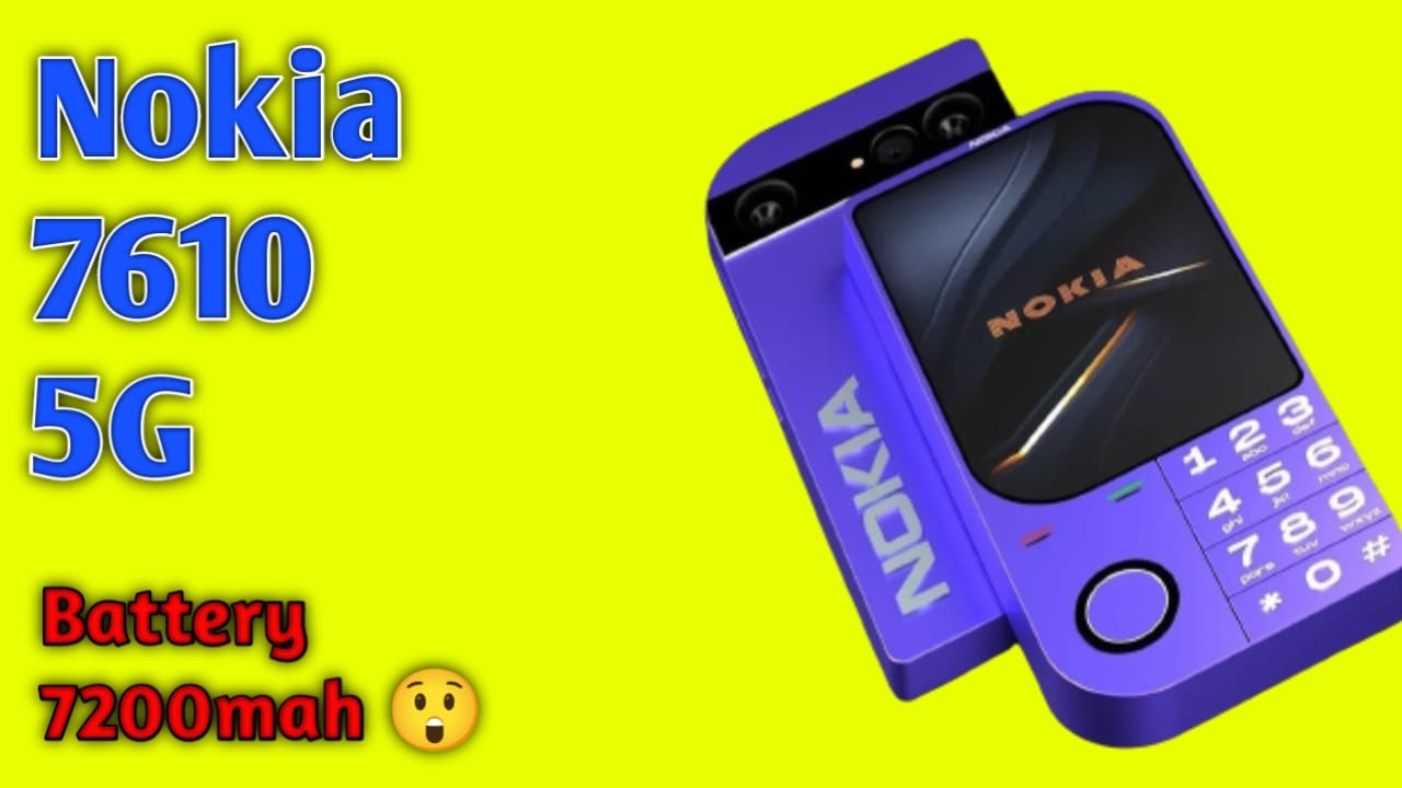 Nokia 7610 5G (2024) Official Looks, Release Date, Specifications, Price